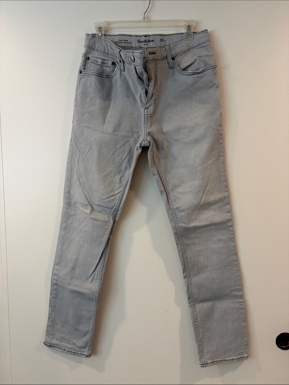 Goodfellow & Co Light Gray Skinny Jeans